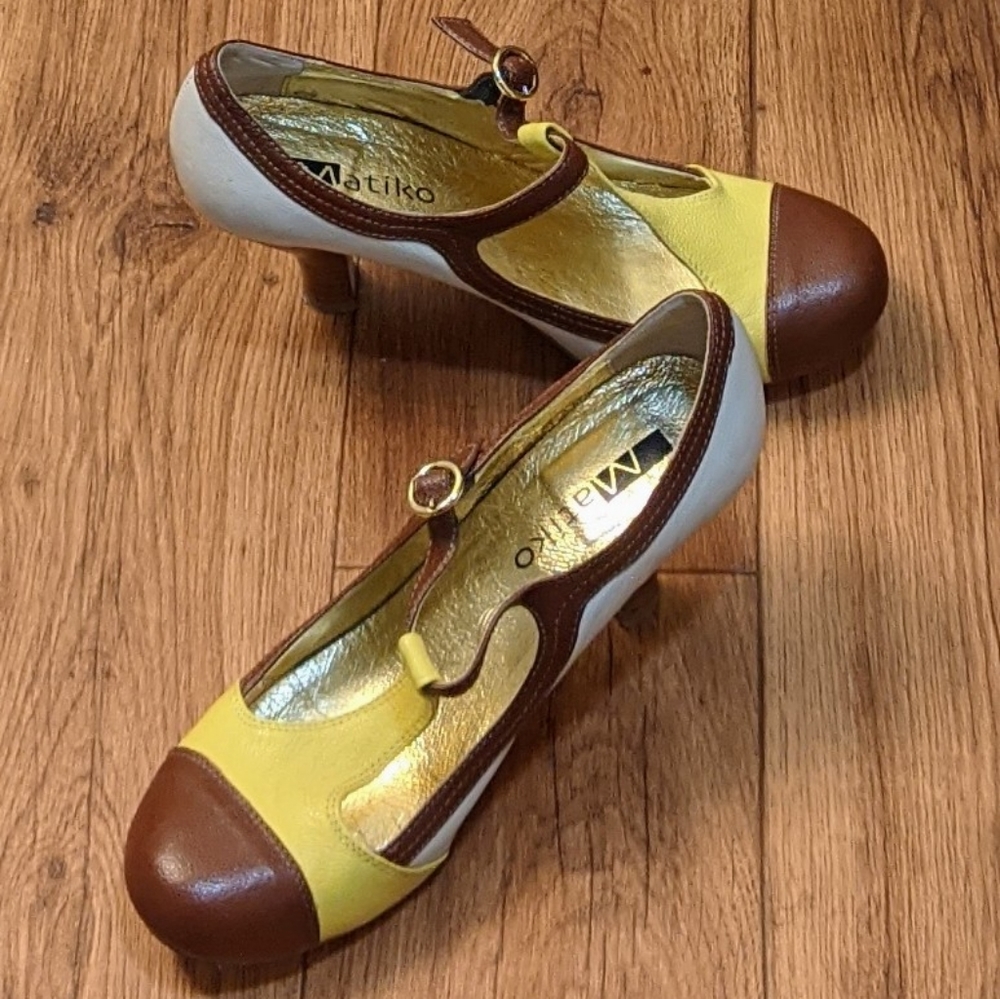 Anthropologie Matiko Leather Maryjane Shoes - Picture 3 of 7